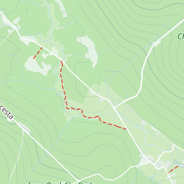 Map of Chata Pešákovna