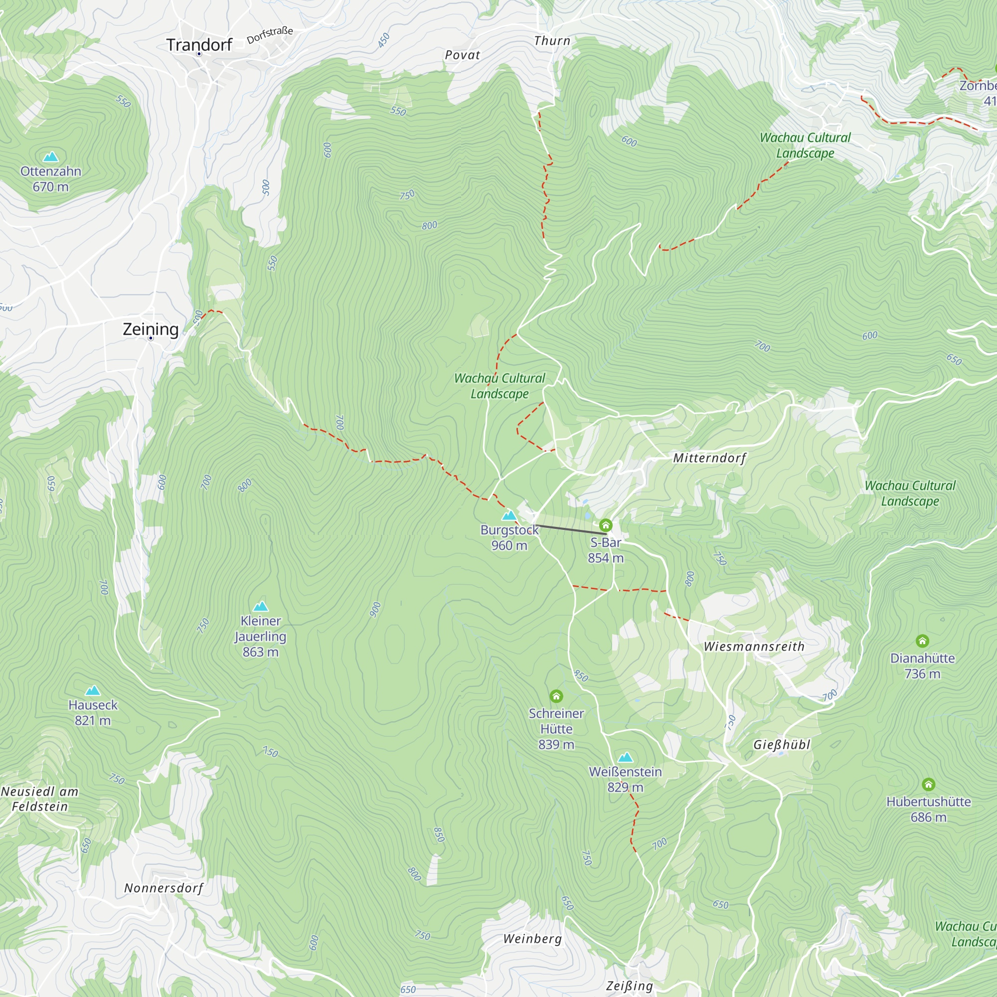 Jahnhütte map
