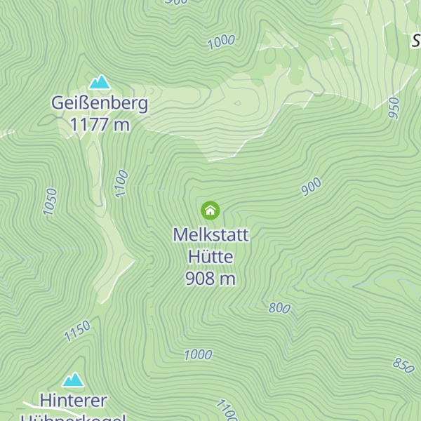 Map of Melkstatt Hütte