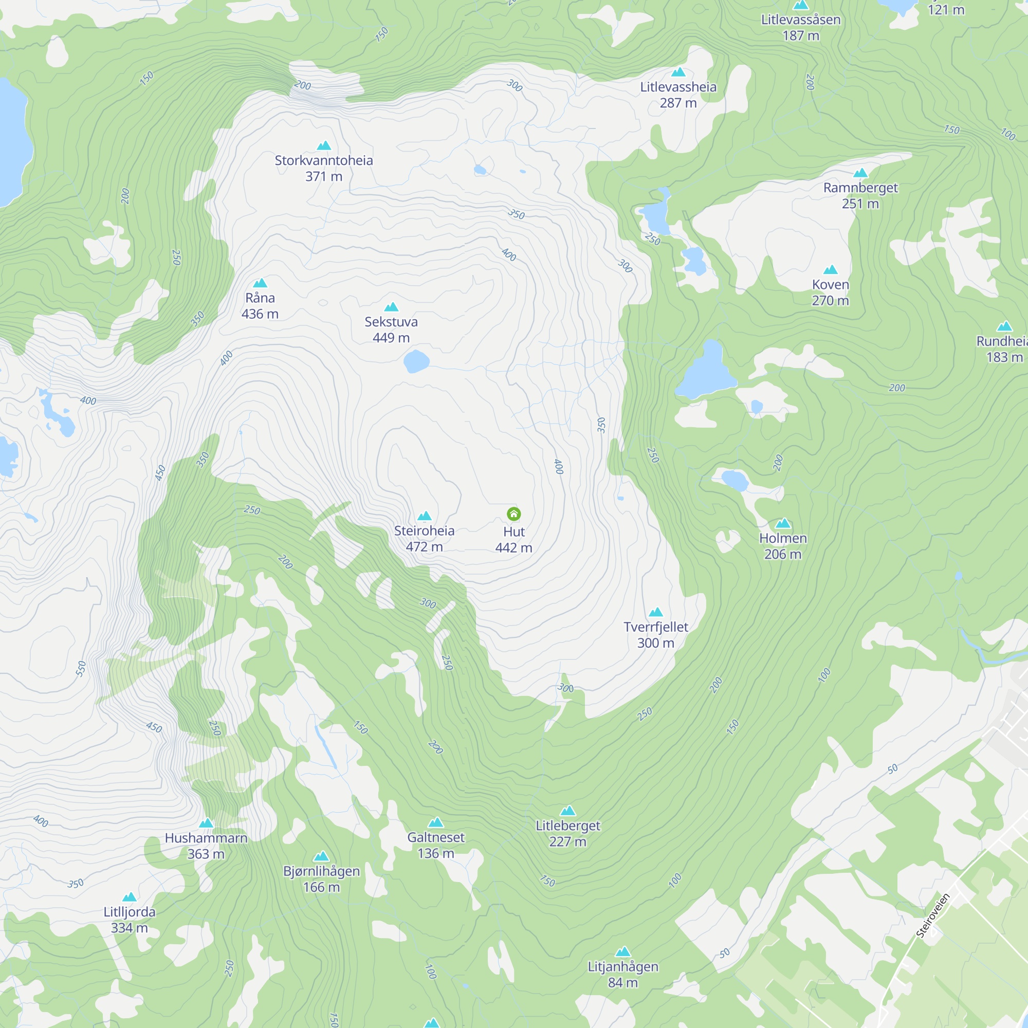 Hut map