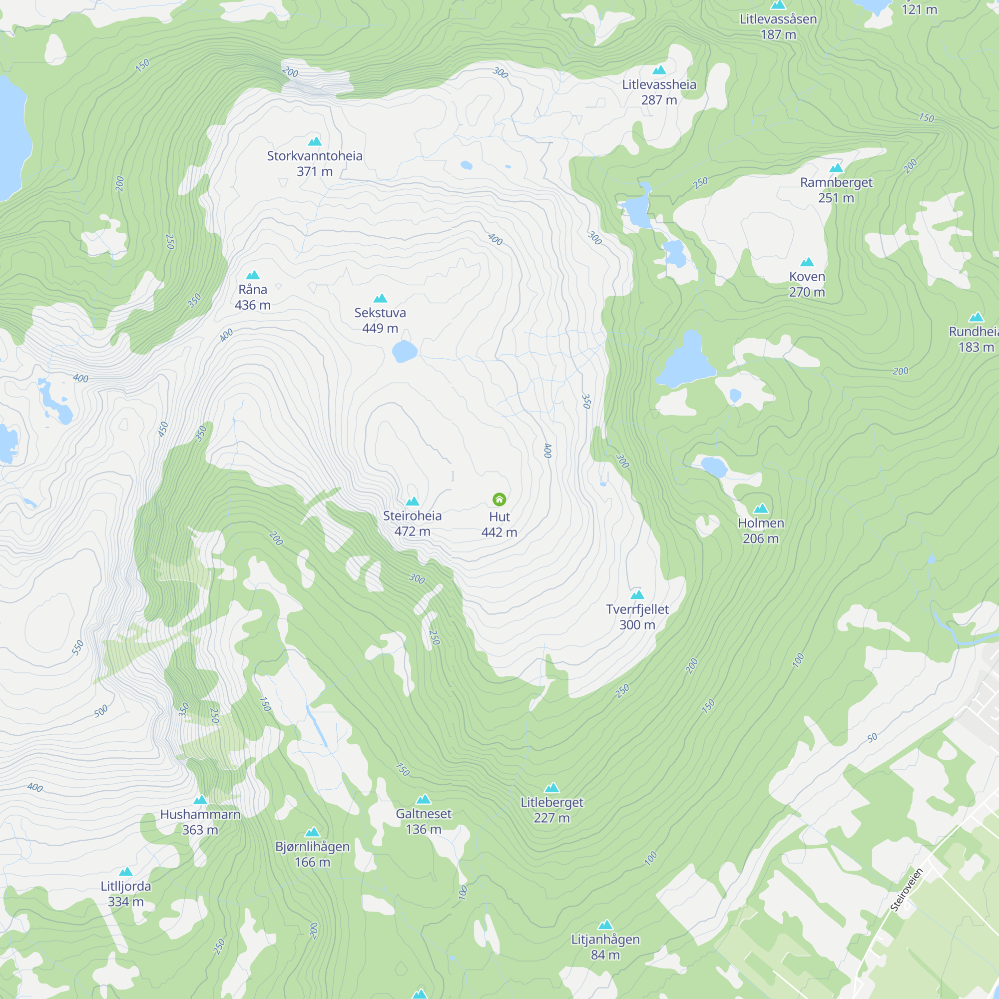 Hut map