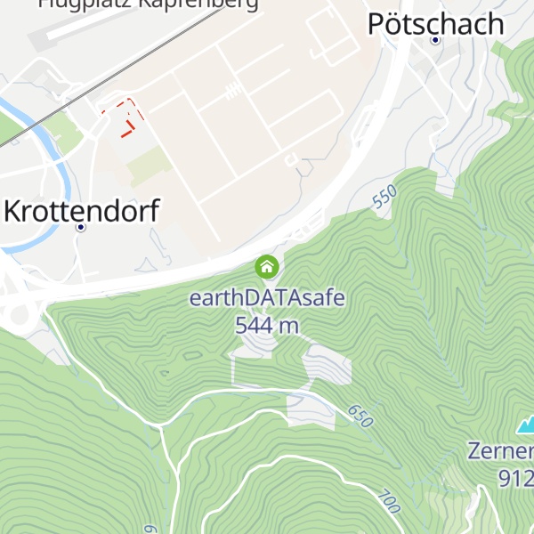 Map of earthDATAsafe