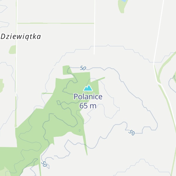Map of Polanice