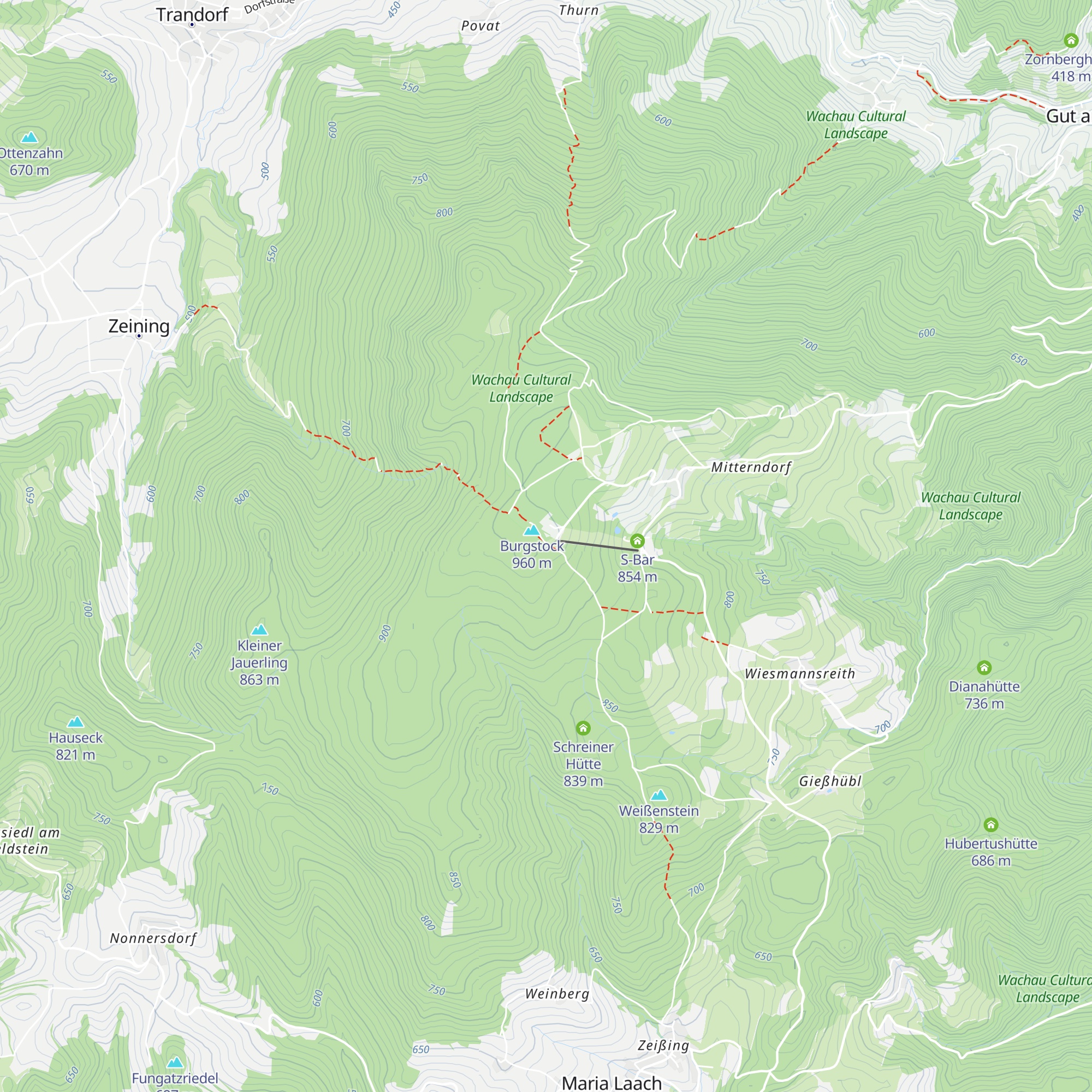 Naturwerkstatt Jauerling map