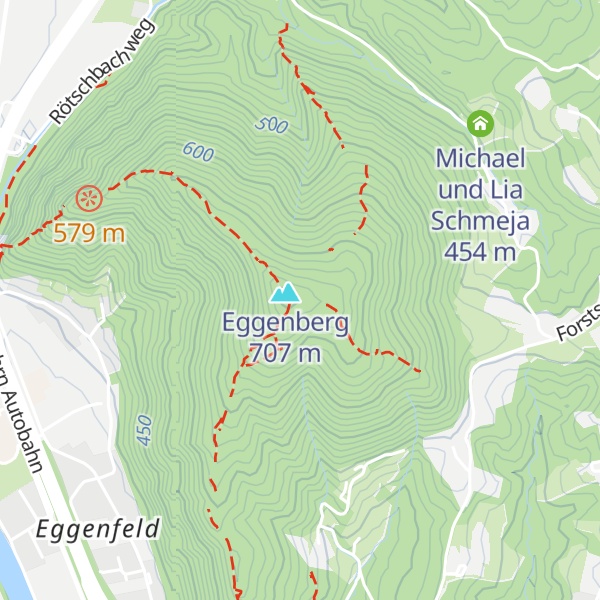 Map of Eddi´s Holzhackerhütte