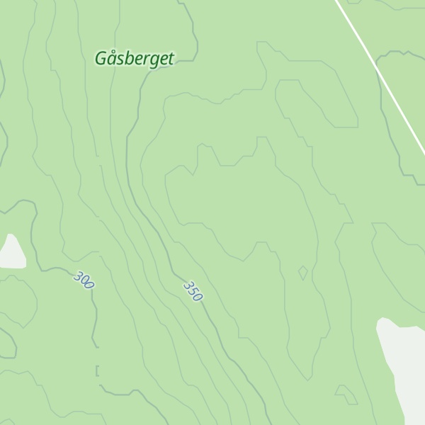 Map of Gåsberget