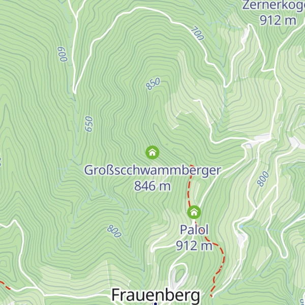 Map of Großscchwammberger