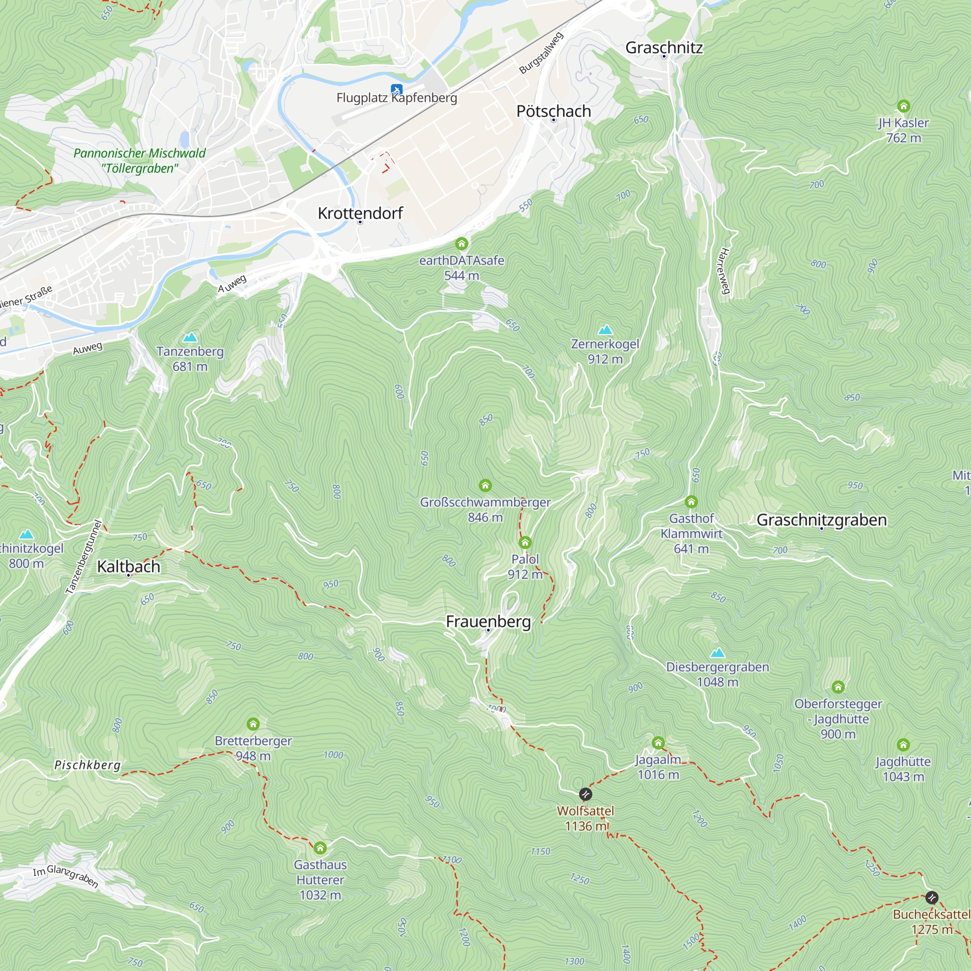Großscchwammberger map