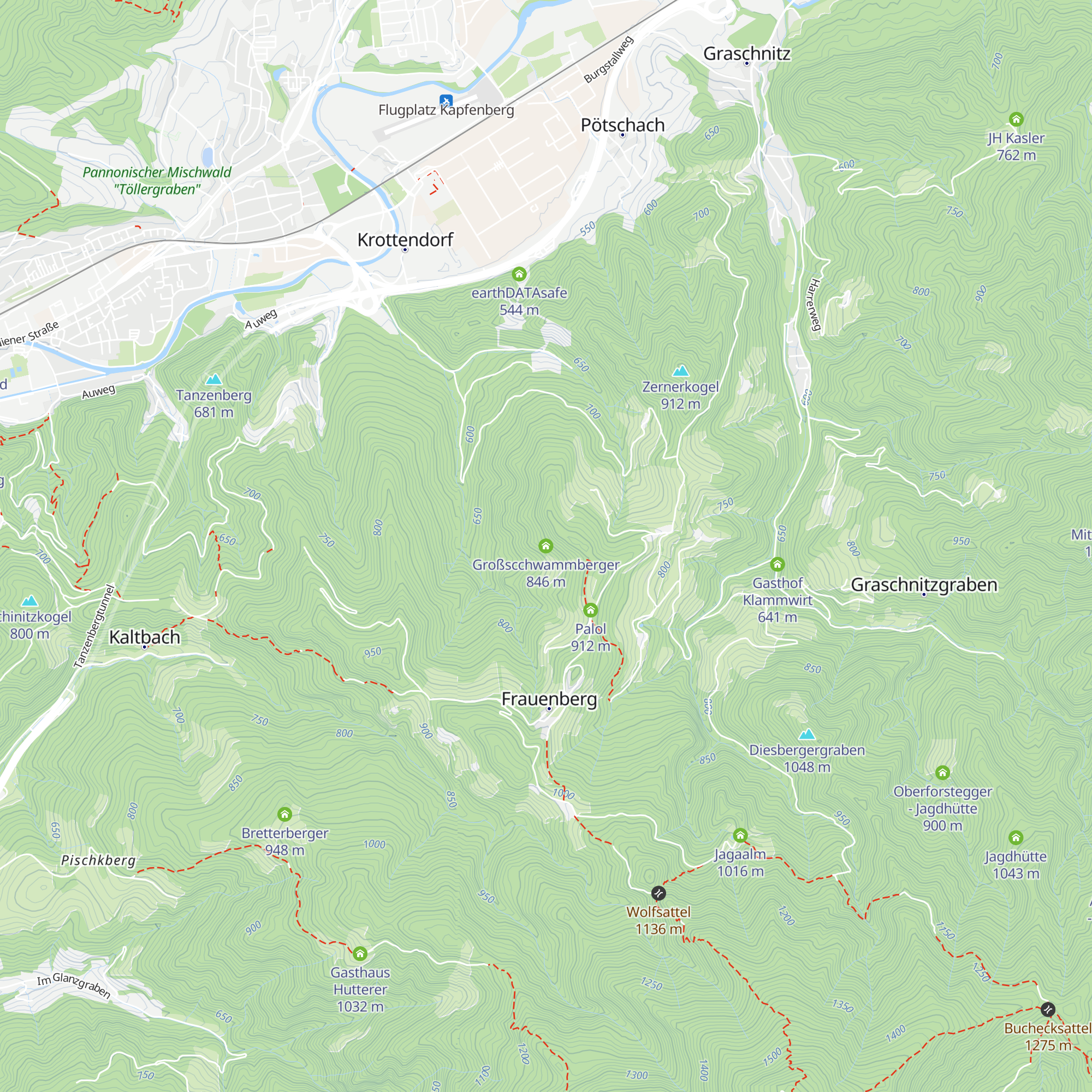 Großscchwammberger map
