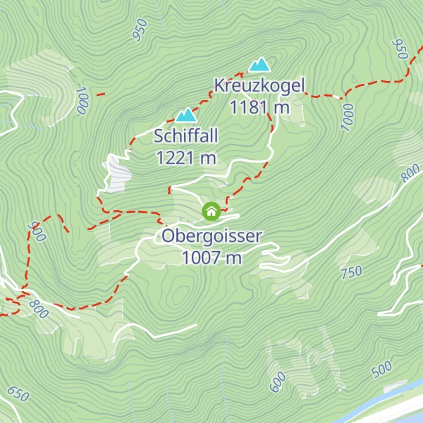 Map of Obergoisser