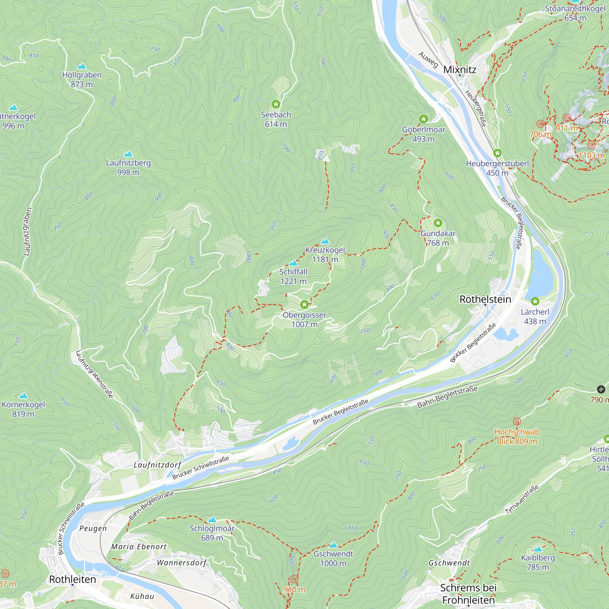 Obergoisser map