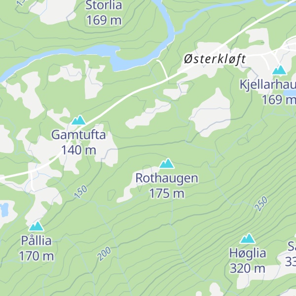 Map of Rundtrøa