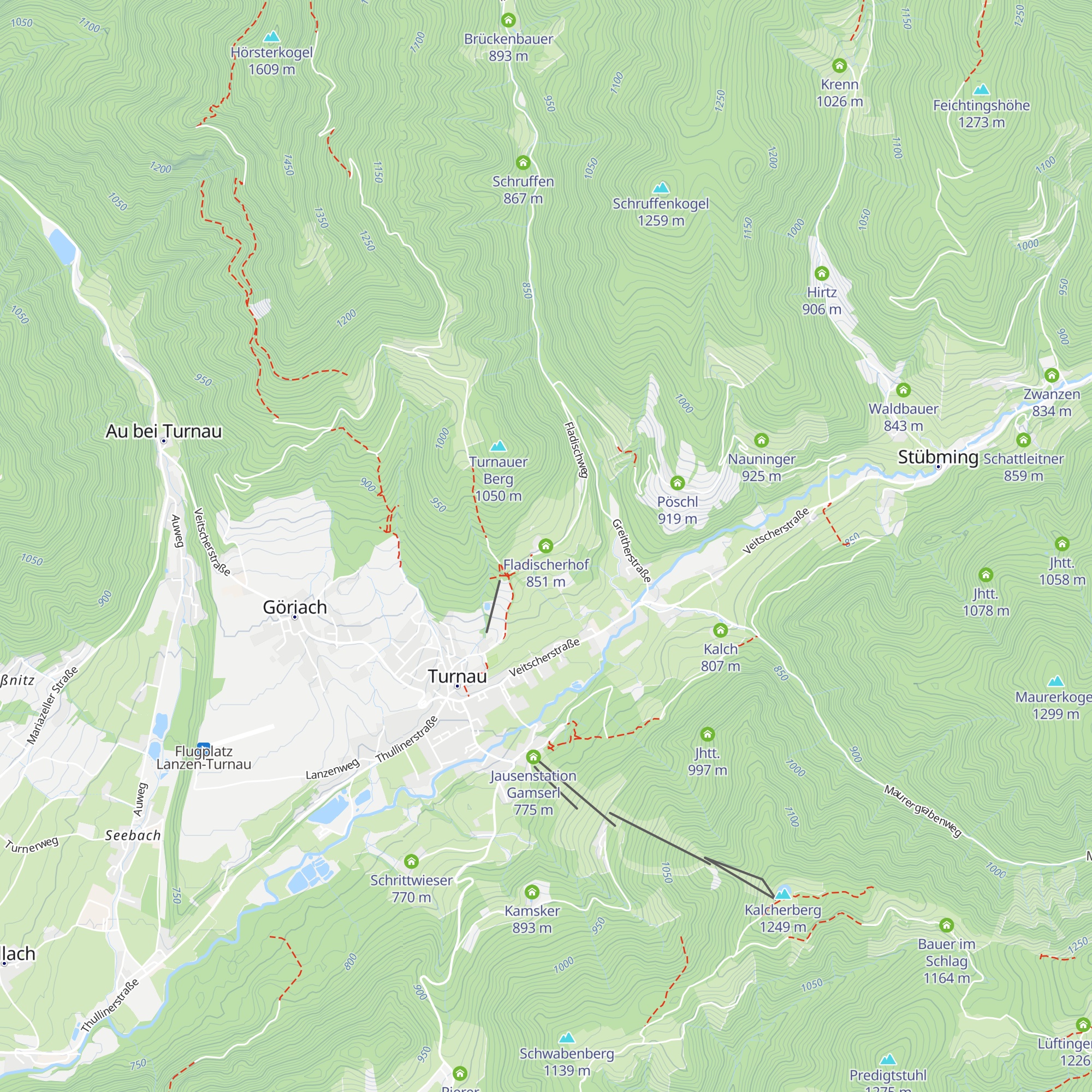Fladischerhof map