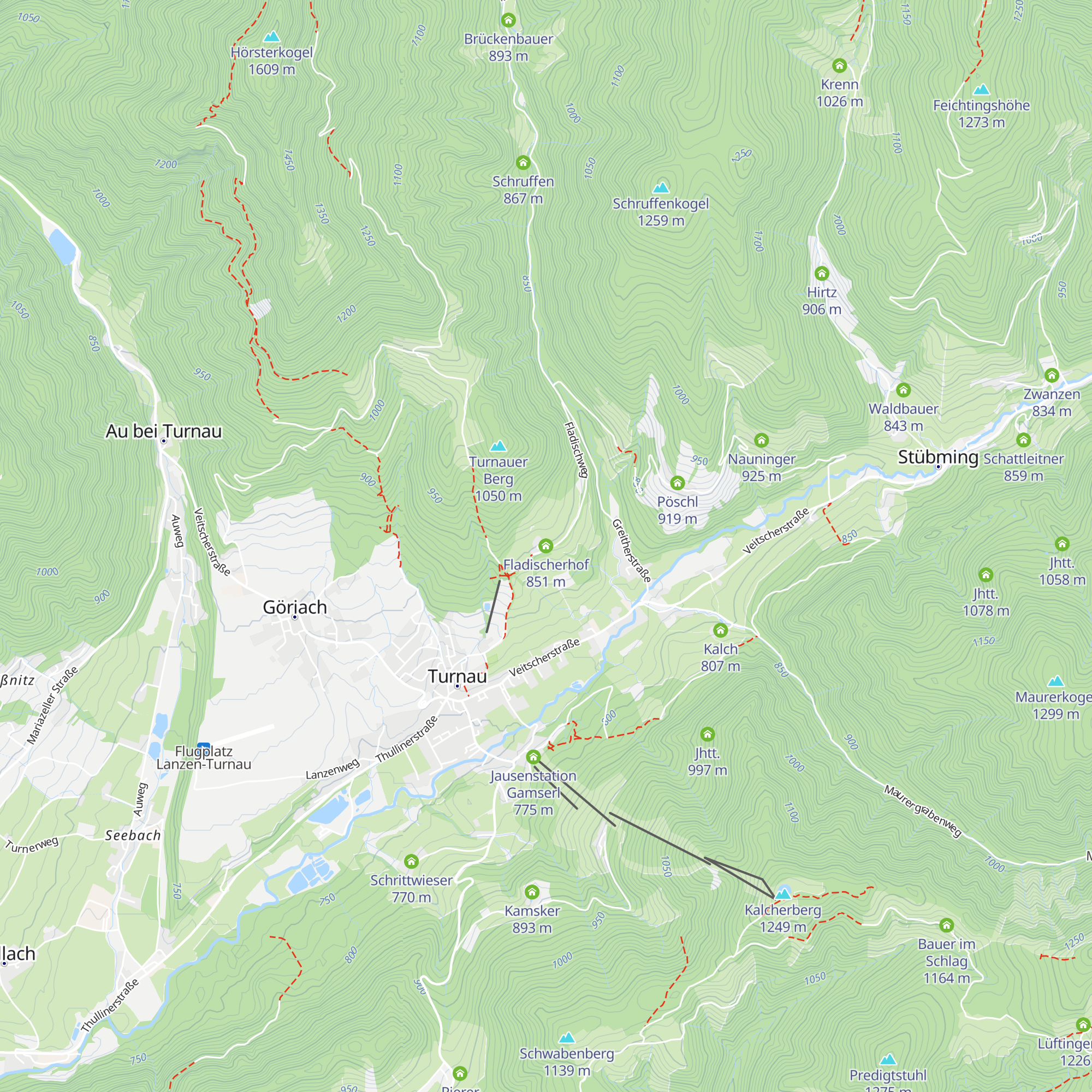 Fladischerhof map