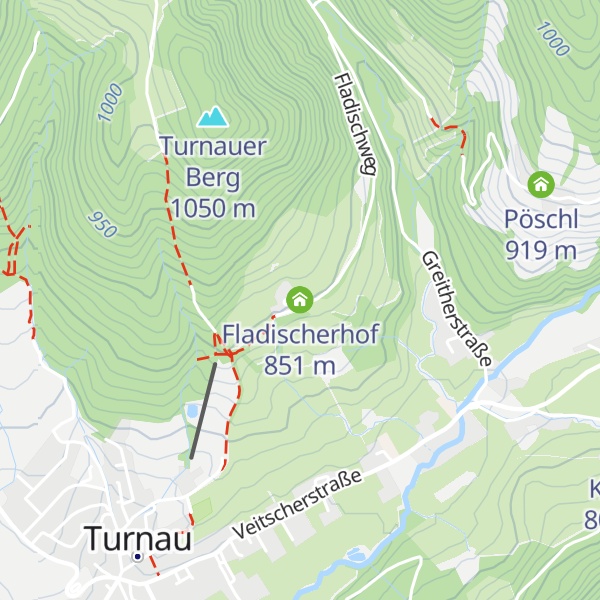 Map of Fladischerhof