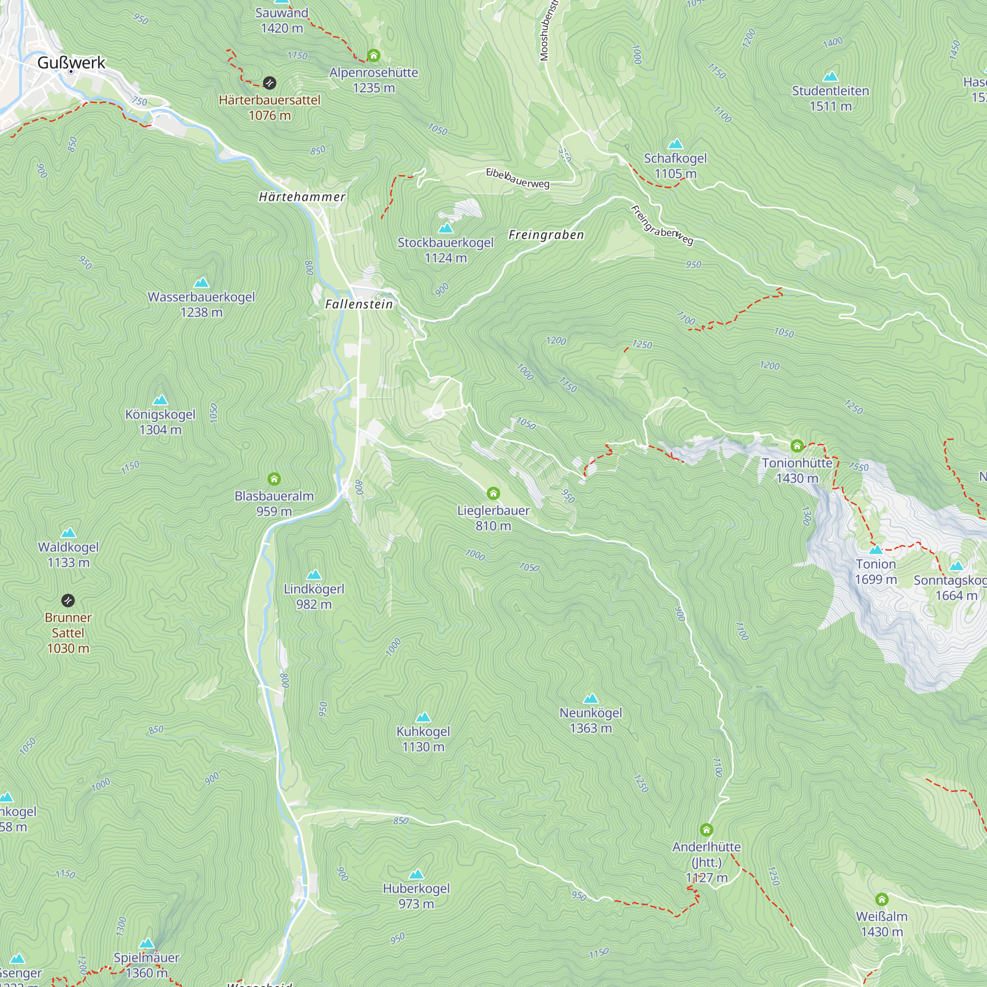 Lieglerbauer map