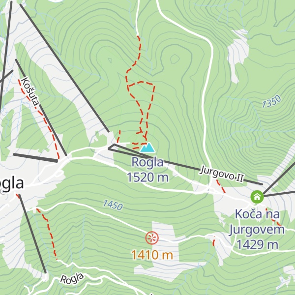 Map of Rogla