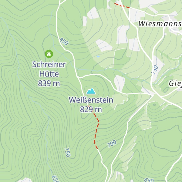 Map of Weißenstein