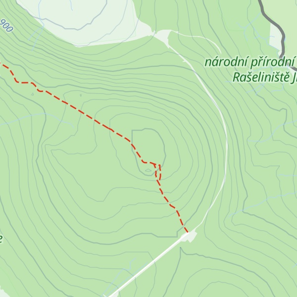 Map of Jelení stráň