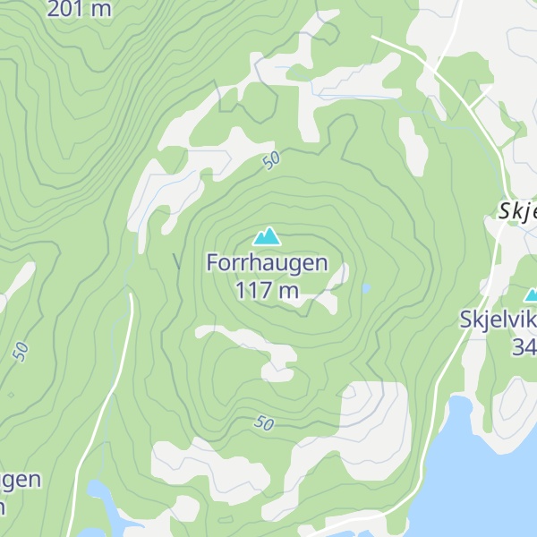 Map of Storvikhaugen