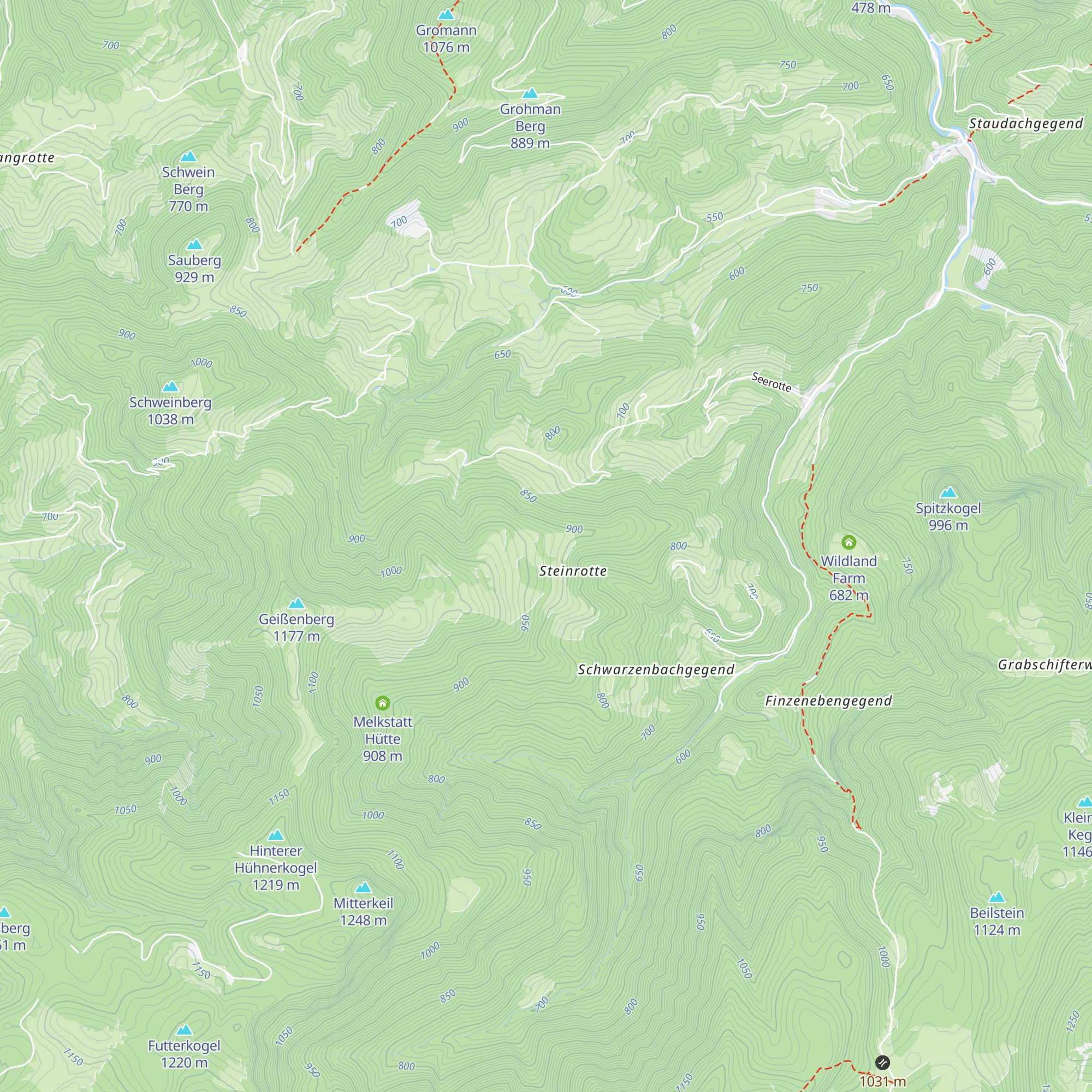 Geissenberg-Alm map