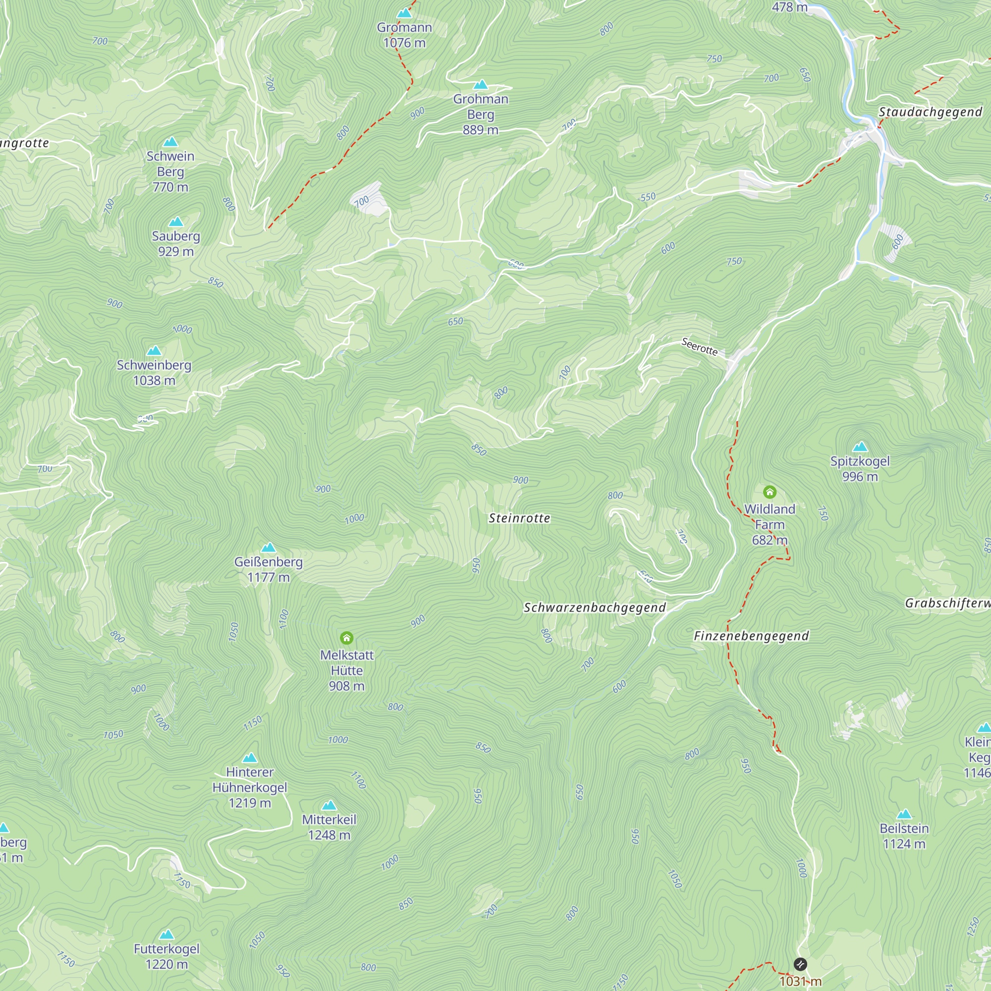 Geißenberg-Alm map