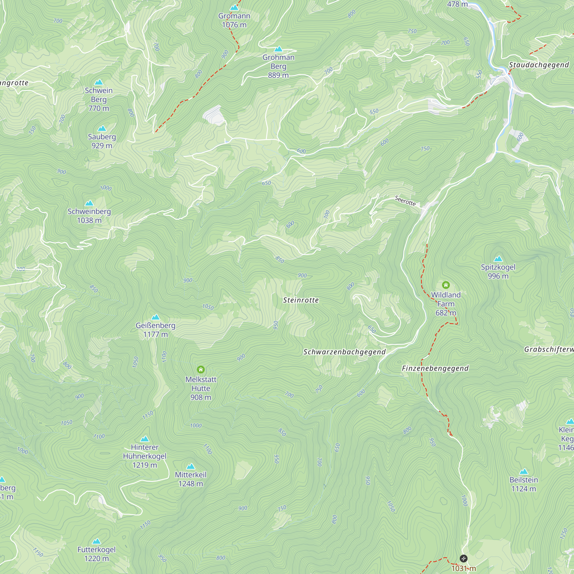 Geißenberg-Alm map