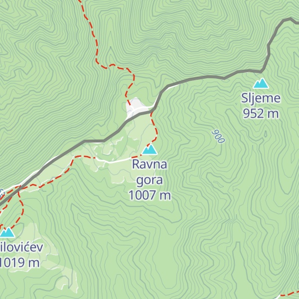 Map of Ravna gora