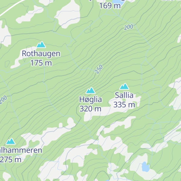 Map of Høglia