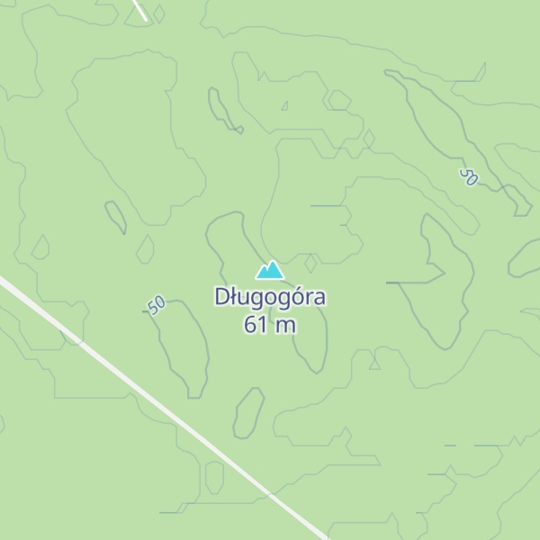 Map of Długogóra