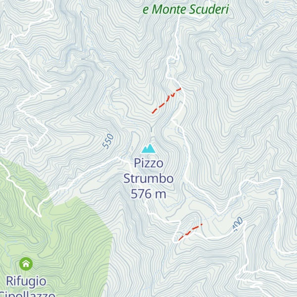 Map of Pizzo Strumbo