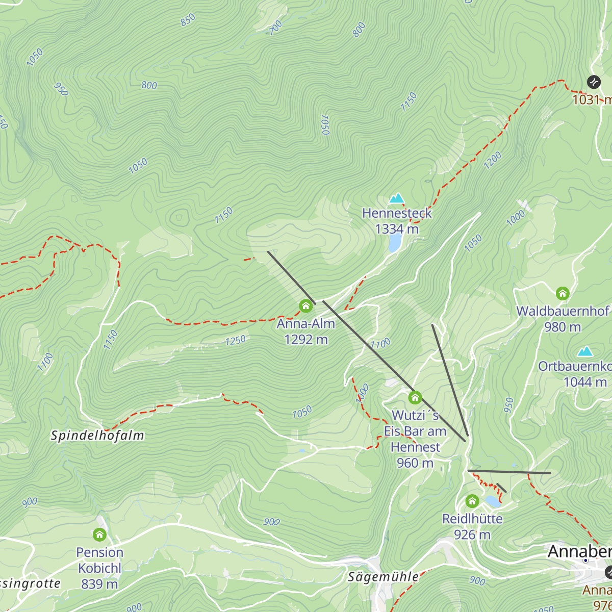 Anna-Alm map