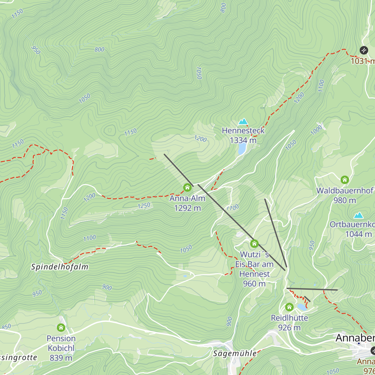 Anna-Alm map
