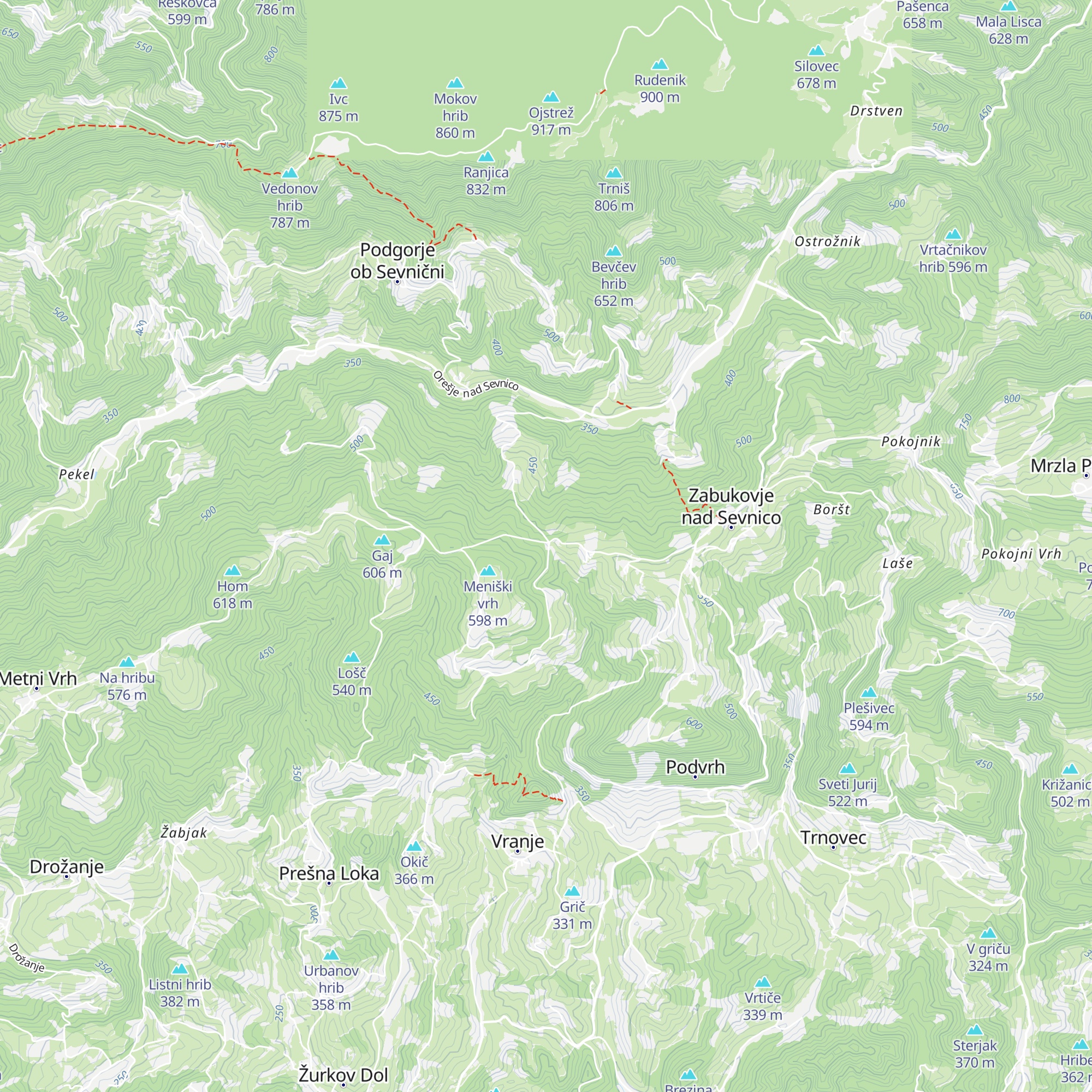 Lovski dom LD Zabukovje map