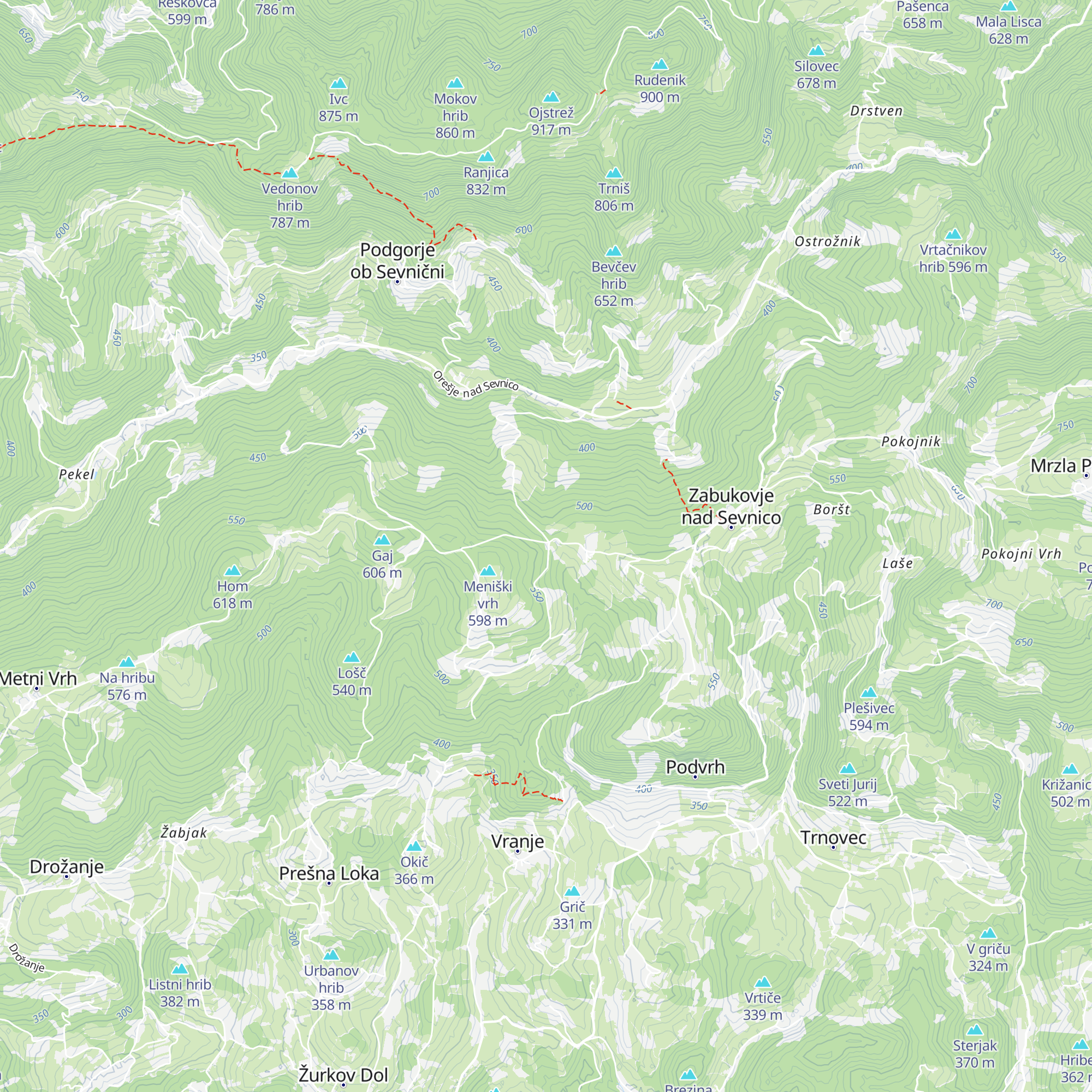 Lovski dom LD Zabukovje map