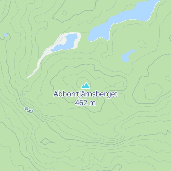 Map of Abborrtjärnsberget