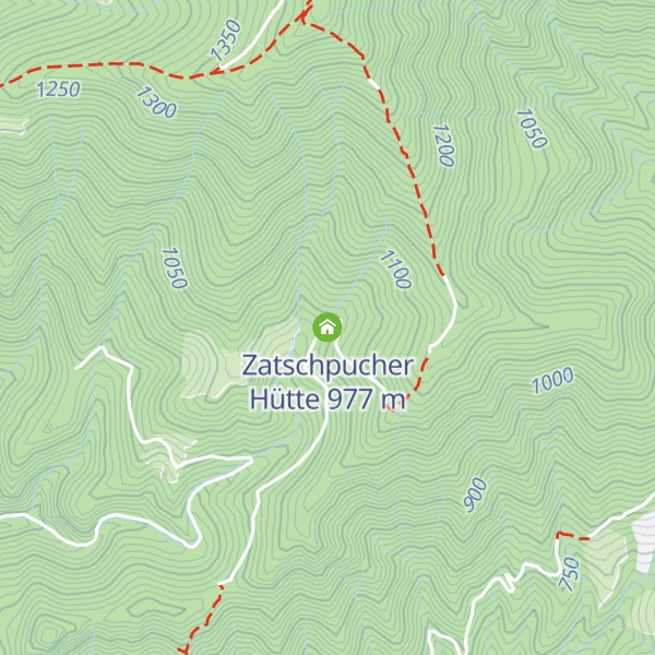 Map of Zatschpucher Hütte