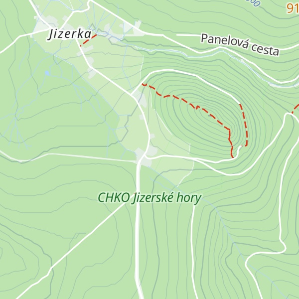 Map of Chata pod Bukovcem
