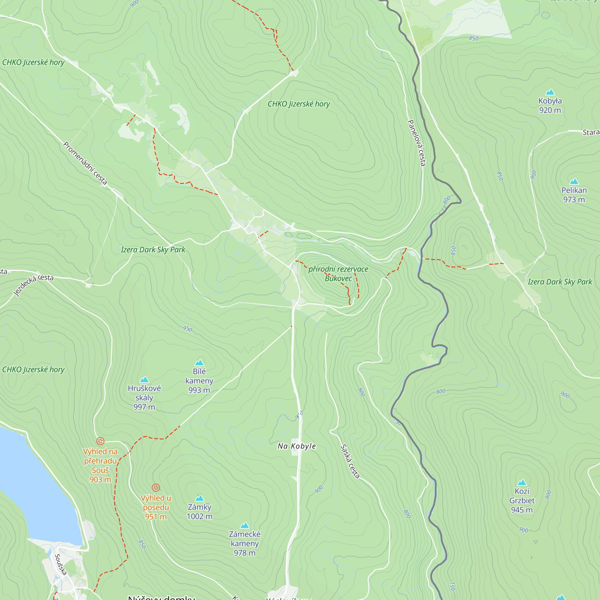 Chata pod Bukovcem map