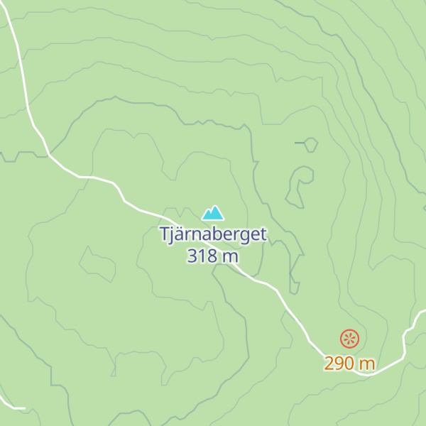 Map of Tjärnaberget
