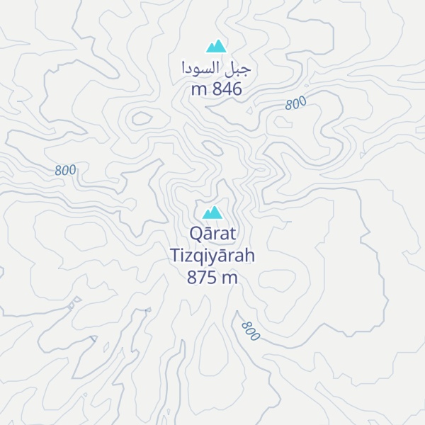 Map of Qārat Tizqiyārah