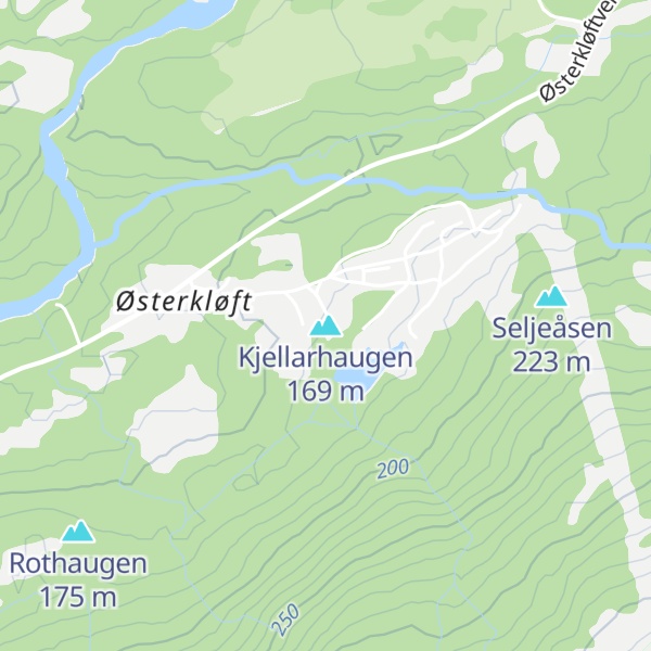 Map of Kjellarhaugen