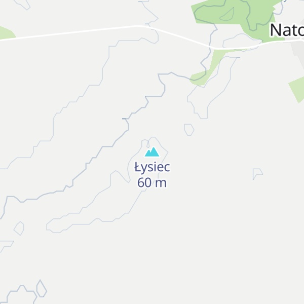 Map of Łysiec