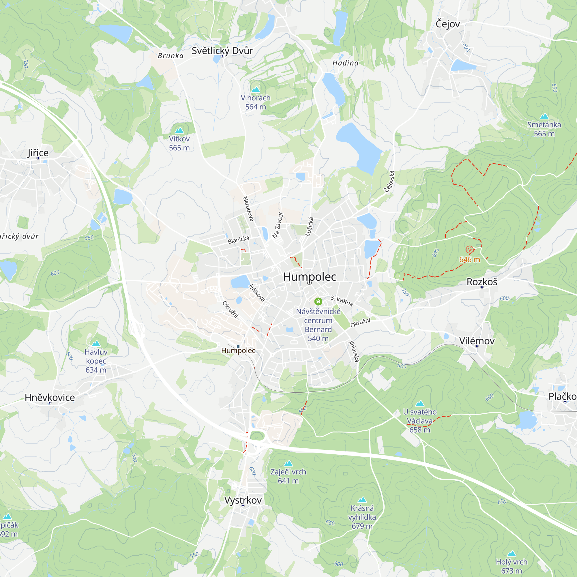 Turistické informační centrum Humpolec map