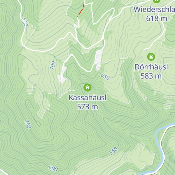 Map of Kassahäusl