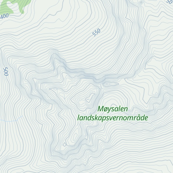 Map of Kjerketinden