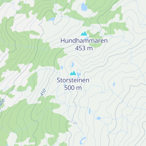 Map of Storsteinen