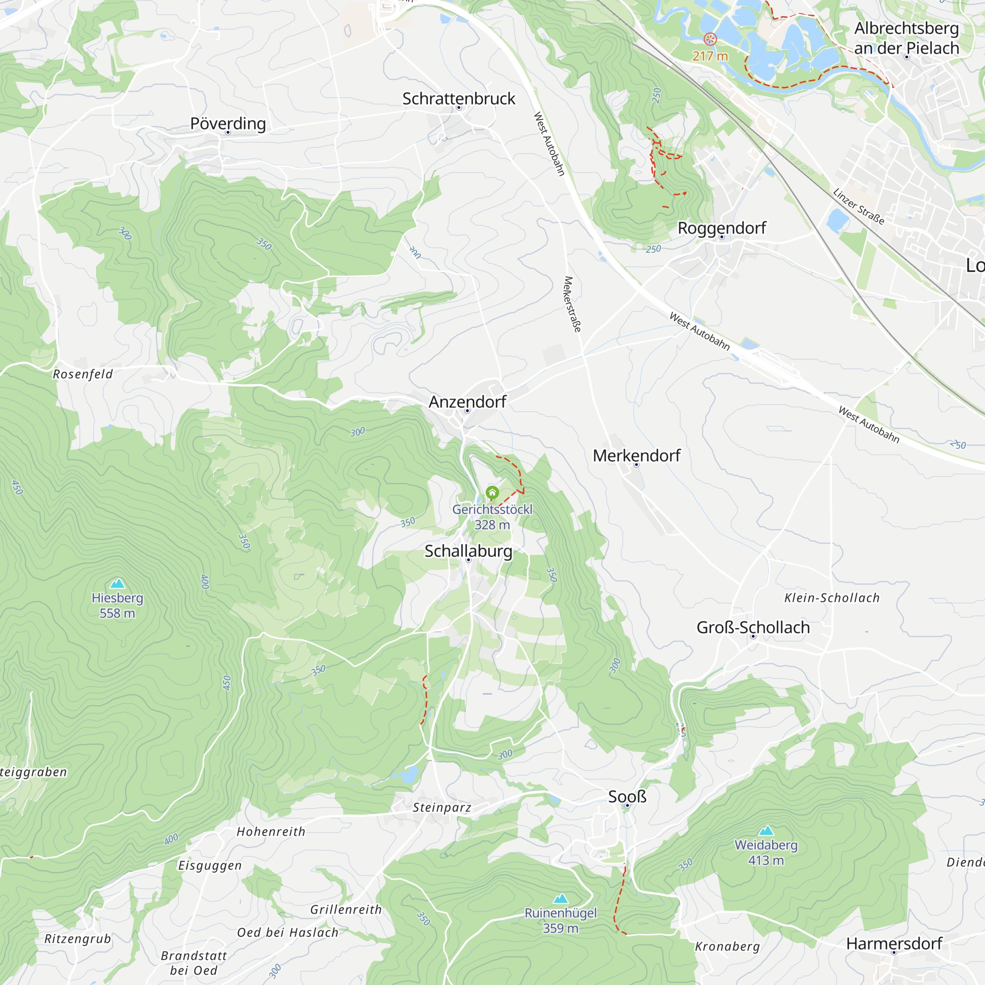 Gerichtsstöckl map
