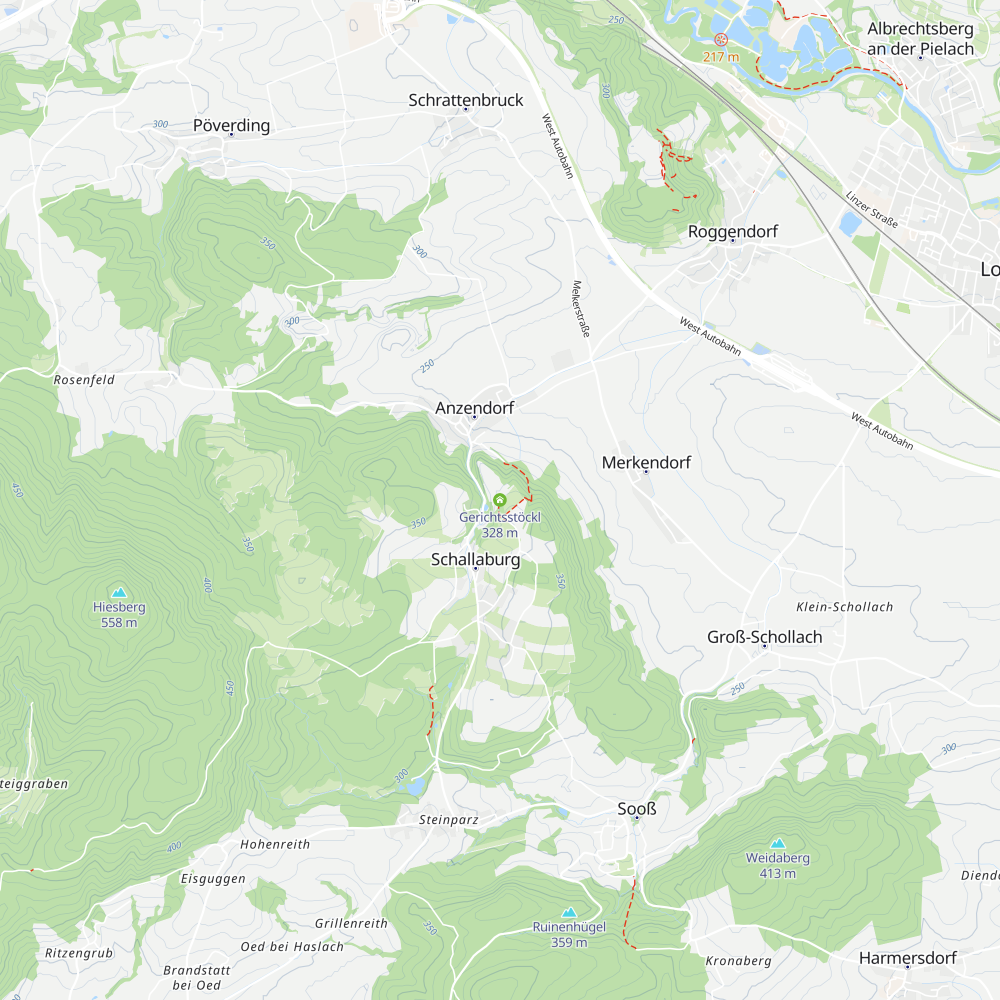 Gerichtsstöckl map