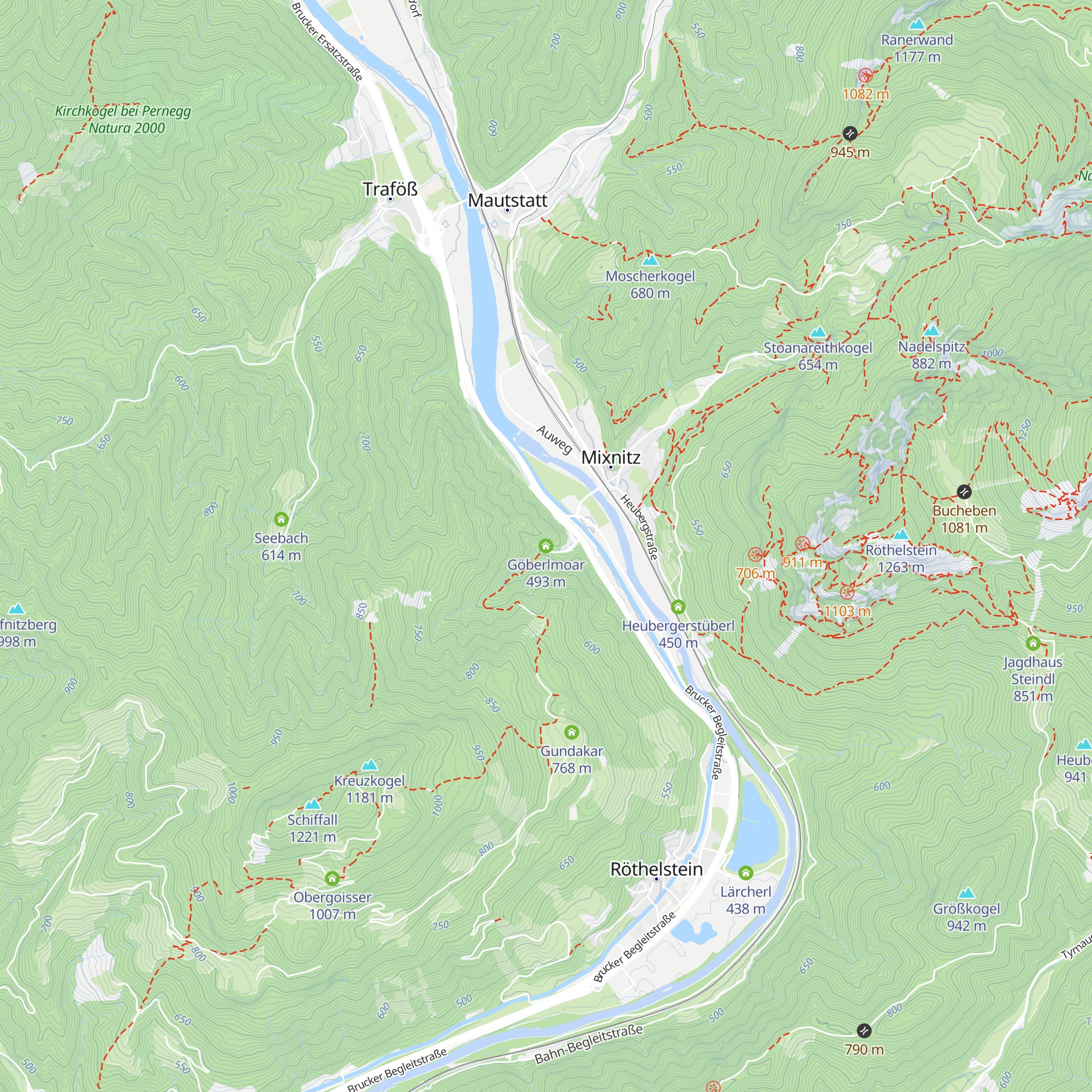 Göberlmoar map